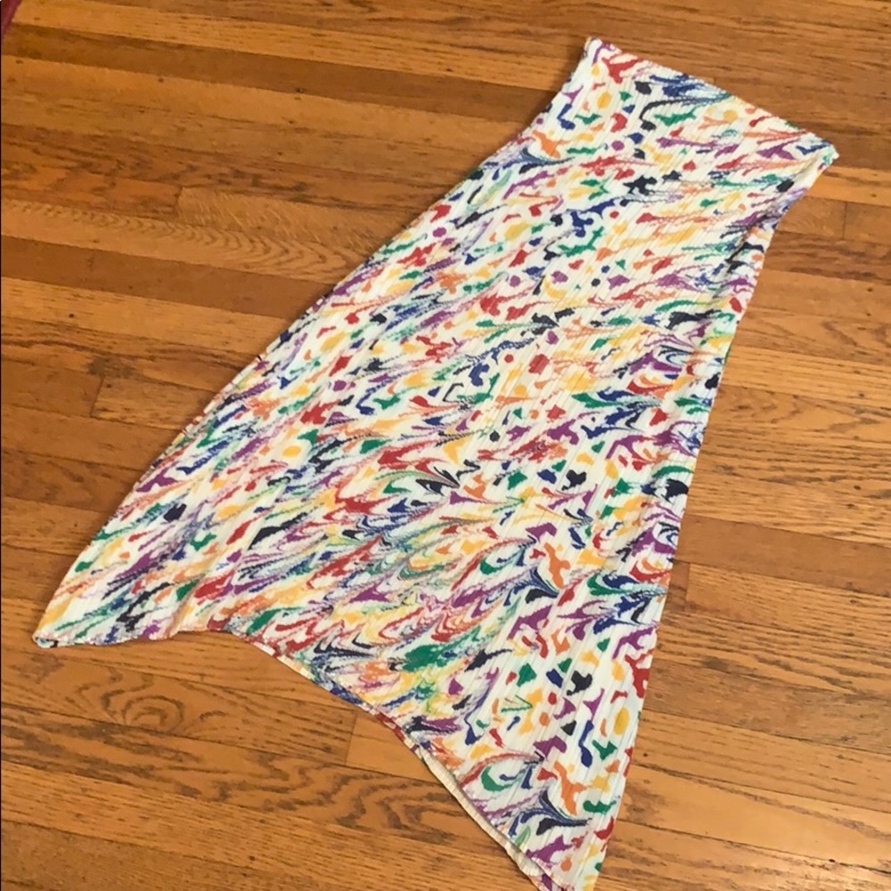 Issey Miyake Colorful Skirt